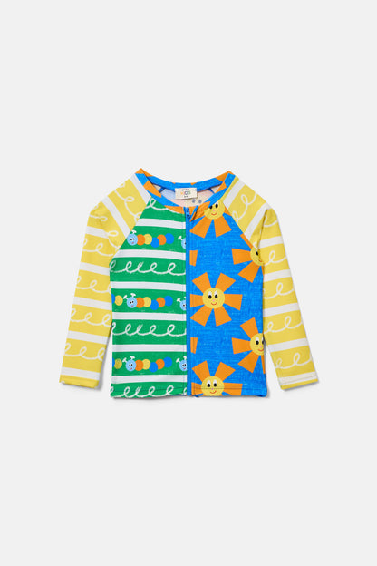Gorman - Mix Match Kids Swim Zip Top - multi