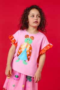 Gorman - Beetle Bug Kids Frill Tee - multi