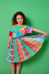 Gorman - Splice Icon Kids Pleat Skirt - multi
