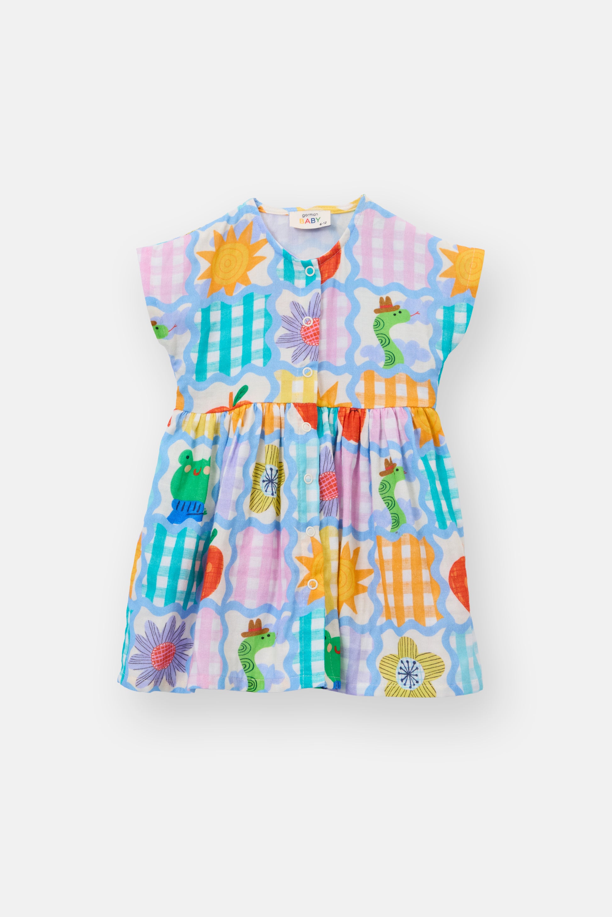 Gorman - Jumble Check Baby Dress - multi