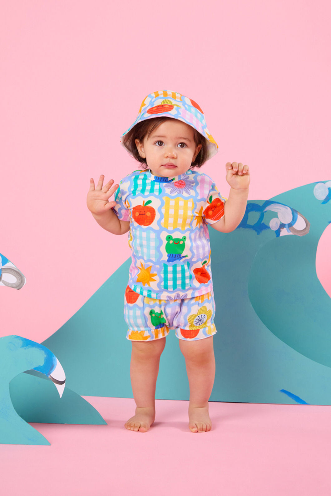 Gorman - Jumble Check Baby Tee - multi