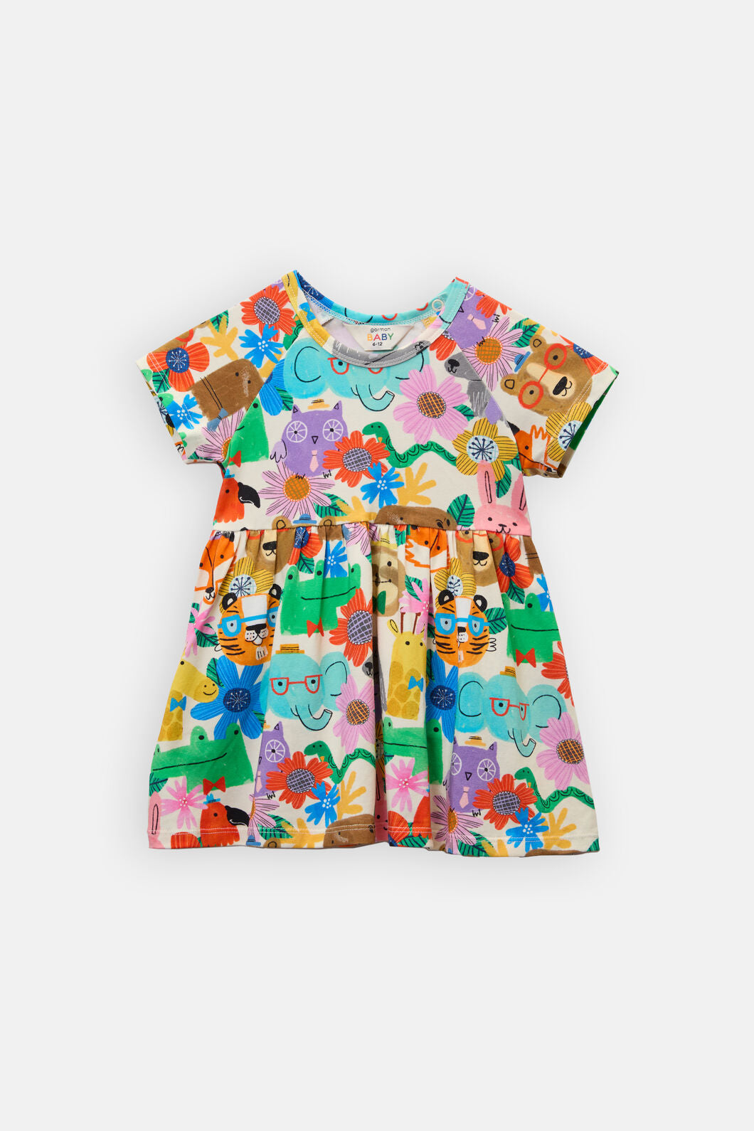 Gorman - Happy Guys Floral Baby Dress - cream