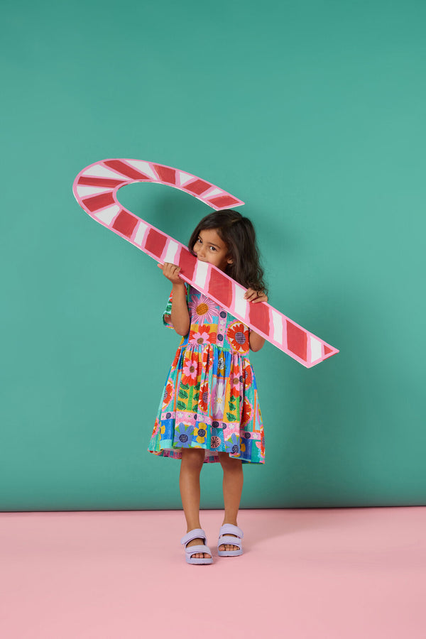 Gorman - Folksy Floral Kids Dress - multi