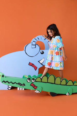 Gorman - Jumble Check Kids Dress - multi