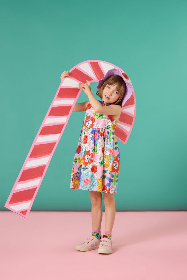 Gorman - Blooming Floral Kids Dress - pink