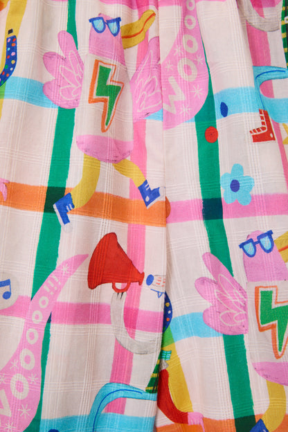 Gorman - Lets Go Check Kids Skort - multi