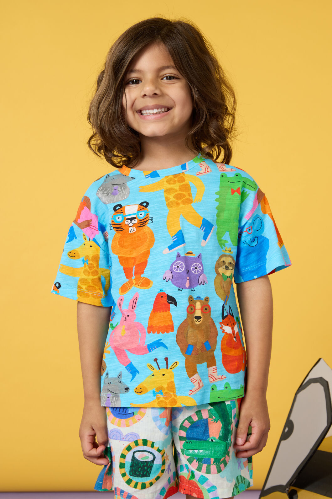 Gorman - Happy Guys Kids SS Tee - blue