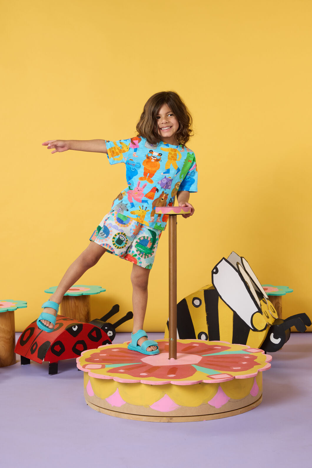 Gorman - Happy Guys Kids SS Tee - blue