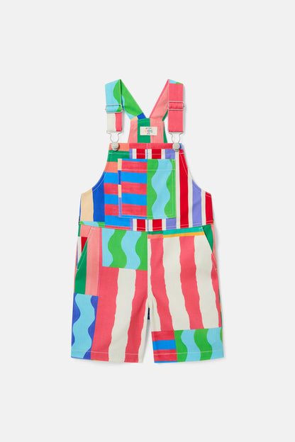 Gorman - Stripe Mix Kids Overalls - multi