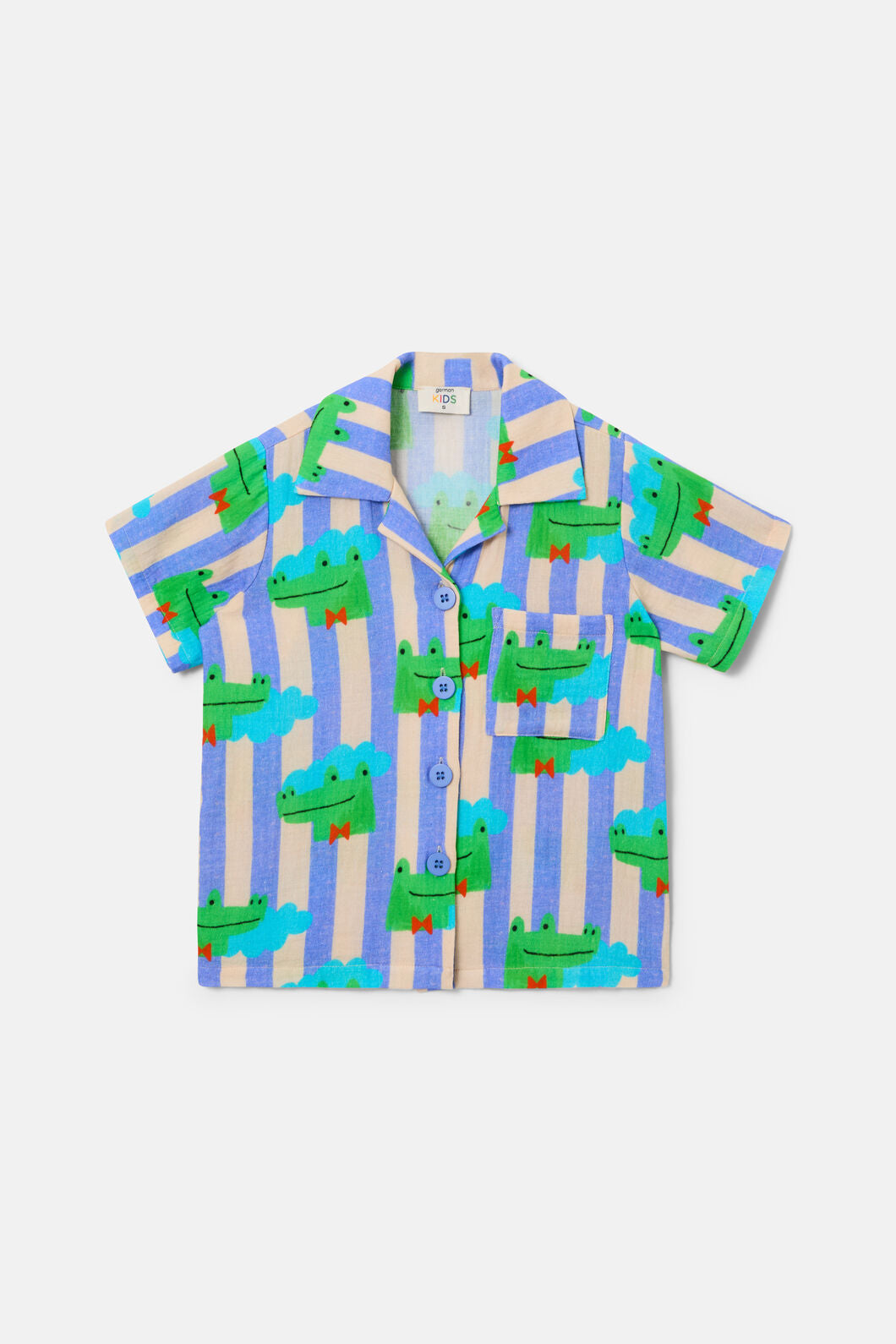 Gorman - Croc Stripe Kids Pyjama Set - multi