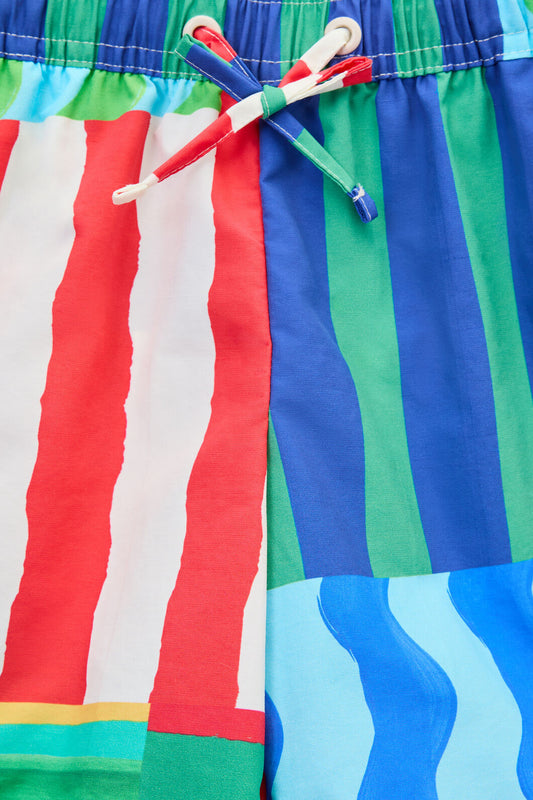 Gorman - Stripe Mix Kids Swim Shorts - multi