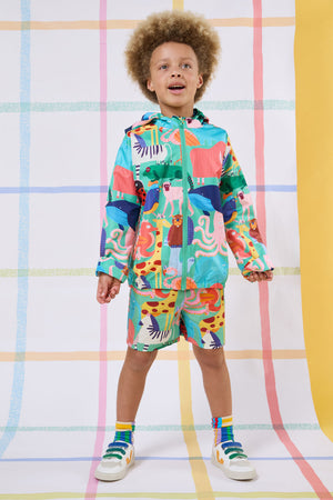 Gorman - Zoo Tropics Kids Raincoat - green