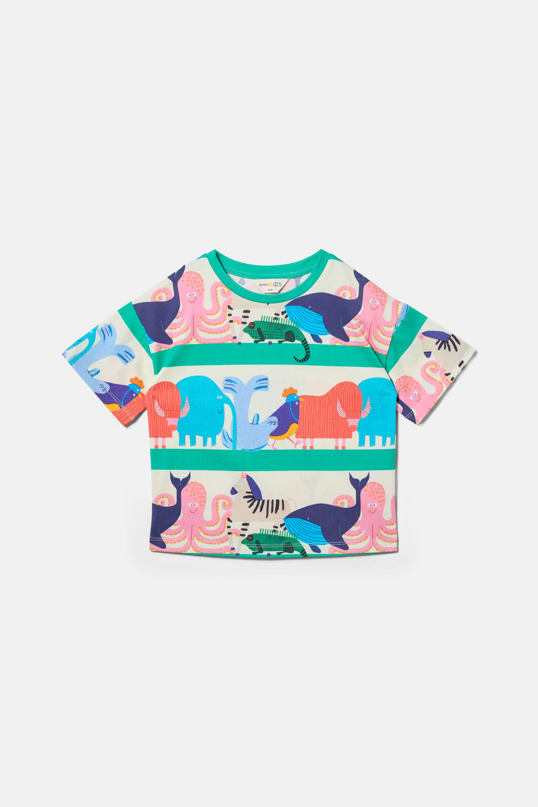 Gorman - Zoo Walk Kids T-Shirt - stripe