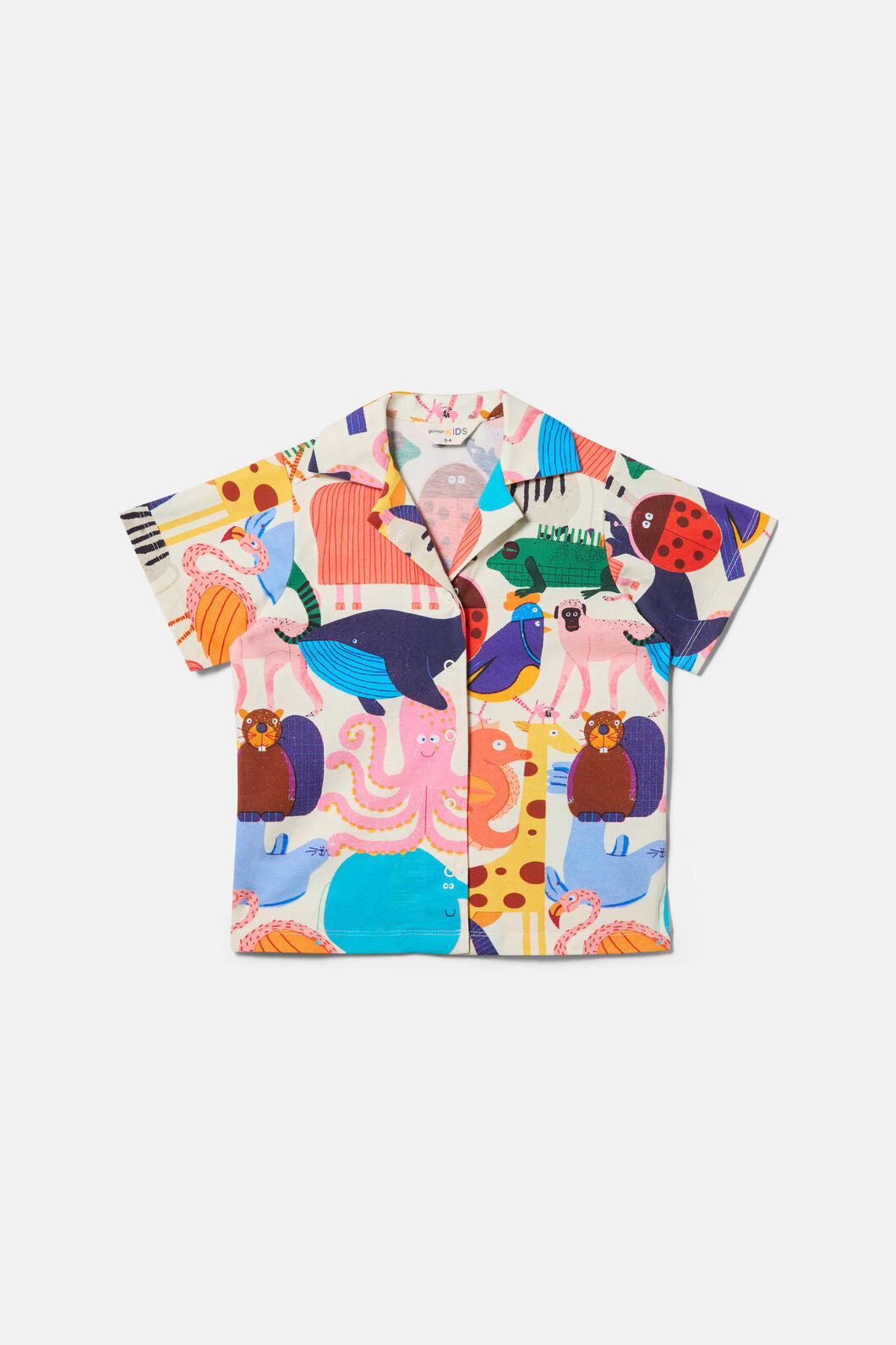 Gorman - Zoo Tropics Kids Shirt - cream