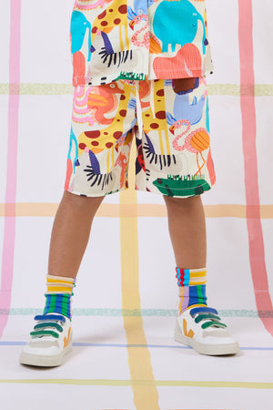 Gorman - Zoo Tropics Kids Shorts - cream