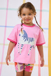 Gorman - Zebra Kids T-Shirt - pink