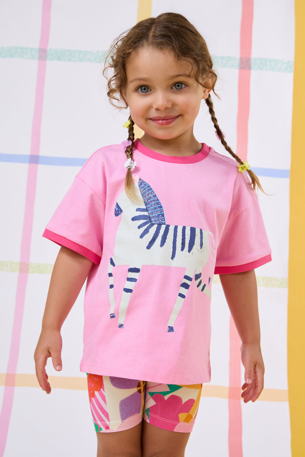 Gorman - Zebra Kids T-Shirt - pink