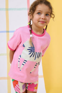 Gorman - Zebra Kids T-Shirt - pink