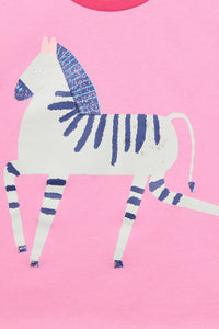 Gorman - Zebra Kids T-Shirt - pink