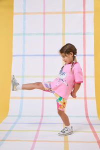 Gorman - Cut Paste Floral Kids Bike Shorts - cream
