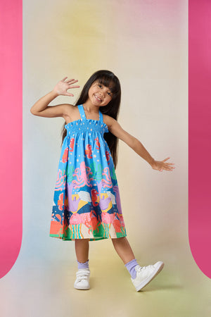 Gorman - Under The Sea Kids Dress - blue