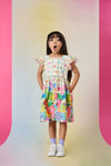Gorman - Tutti Frutti Kids Border Dress - multi