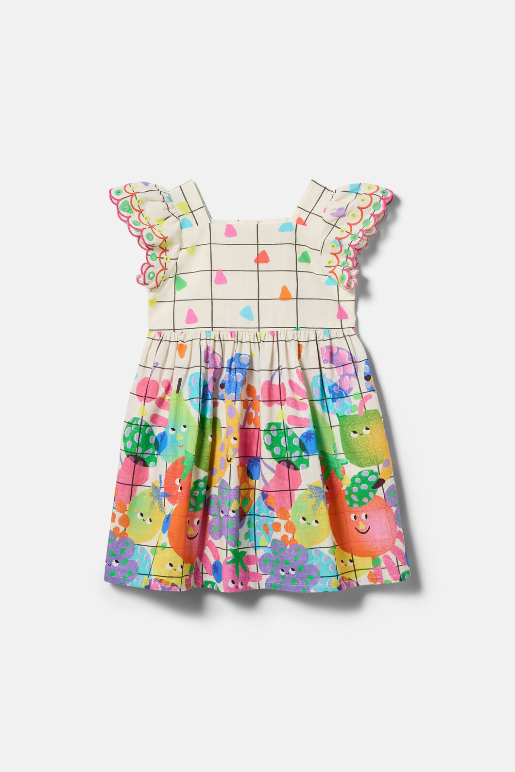 Gorman - Tutti Frutti Kids Border Dress - multi