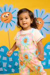 Gorman - Walking Daisy Baby Overalls - pink
