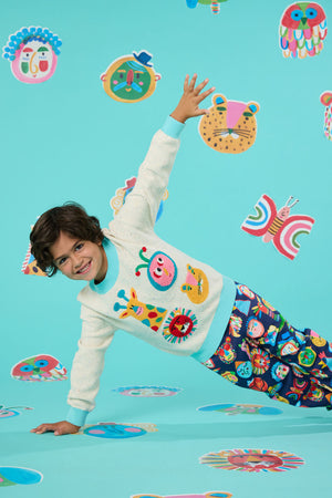 Gorman - Gallery Guys Kids Knit Jumper - cream