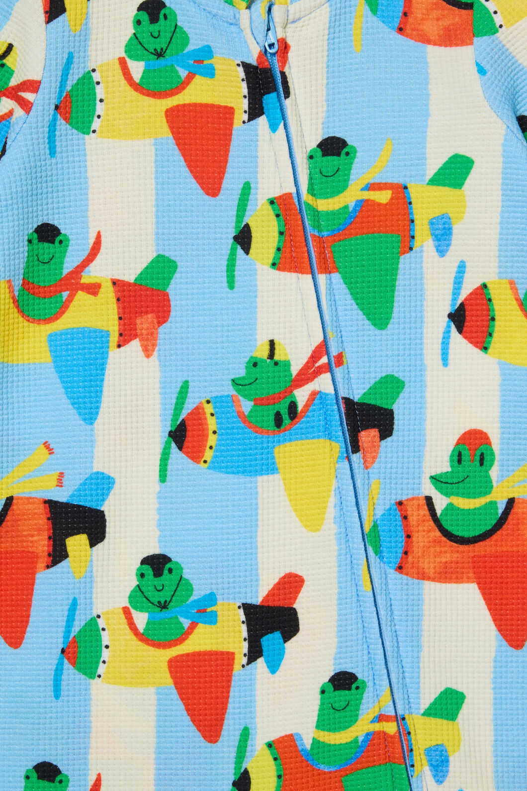Gorman - Flying Frogs Baby Onesie - stripe