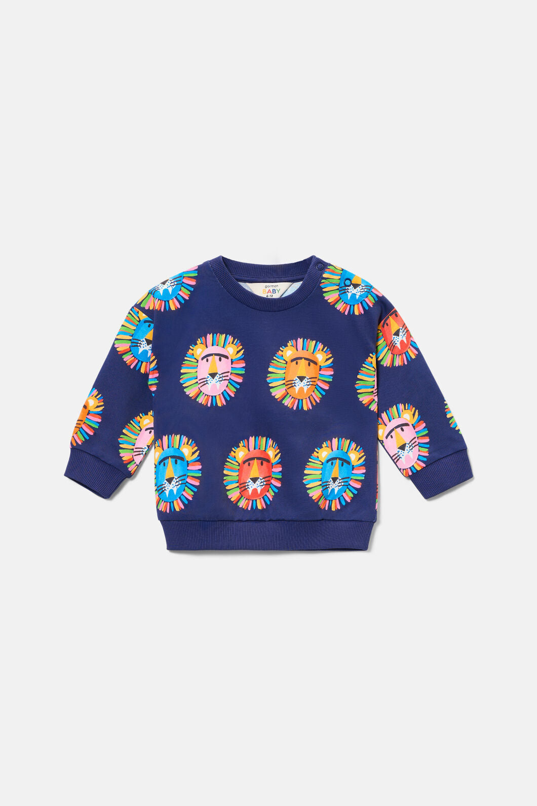 Gorman - Lion Spot Baby Sweater - navy