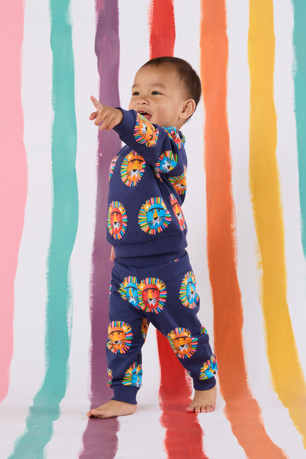 Gorman - Lion Spot Baby Track Pant - navy