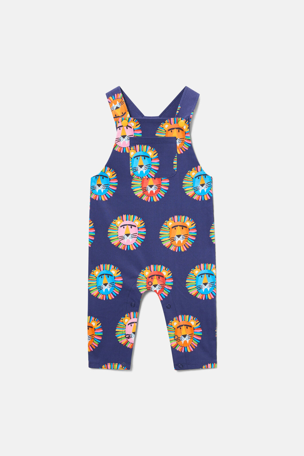 Gorman - Lion Spot Baby Overalls - navy