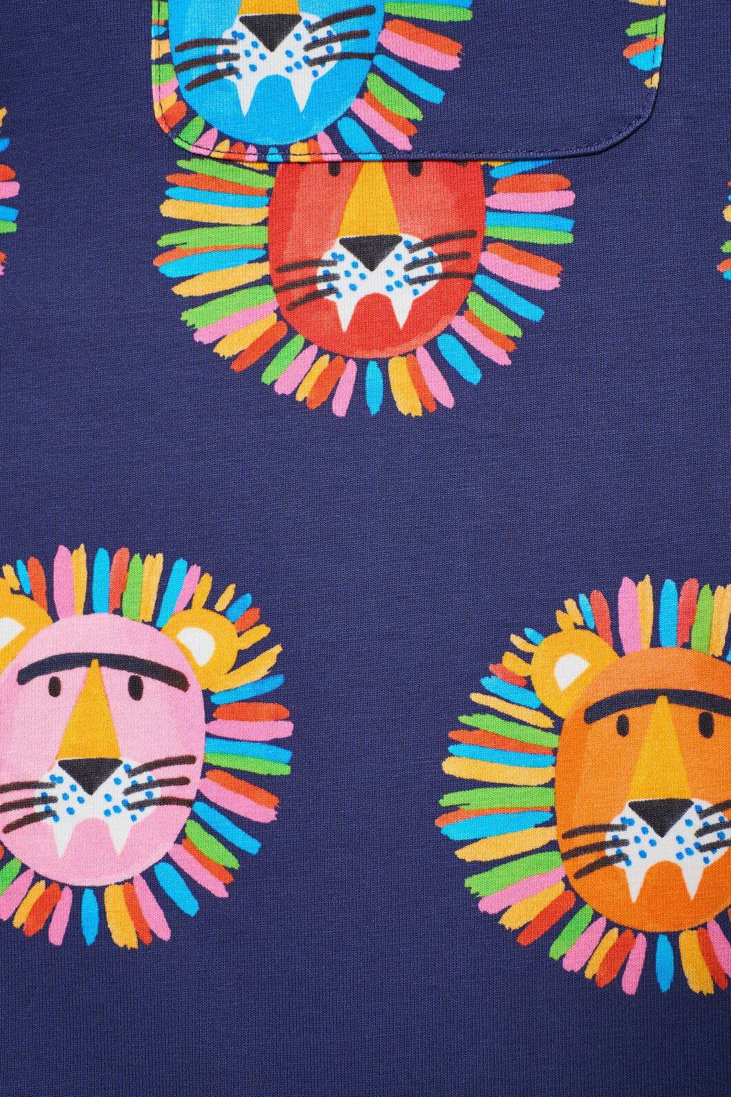 Gorman - Lion Spot Baby Overalls - navy