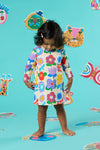 Gorman - Geo Floral Baby Dress - cream