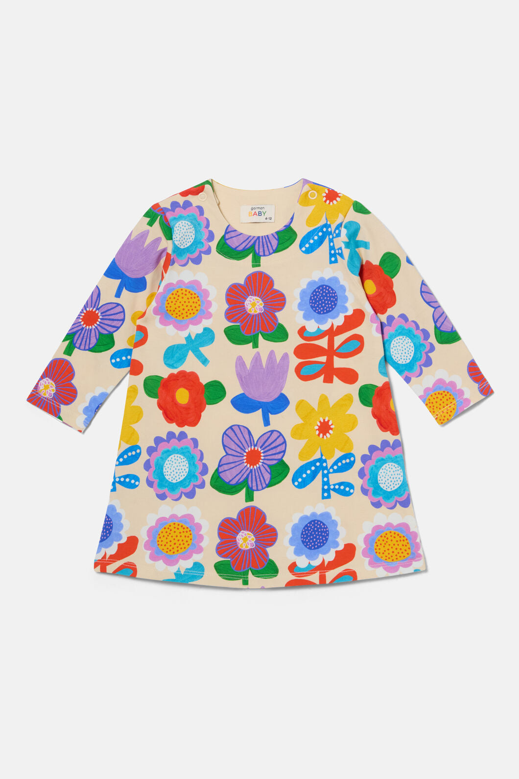 Gorman - Geo Floral Baby Dress - cream
