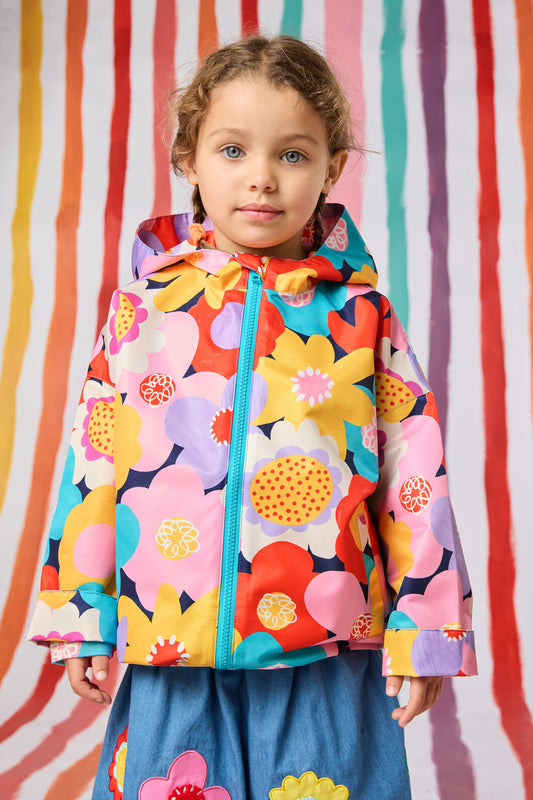 Gorman - Geo Floral Kids Raincoat - multi