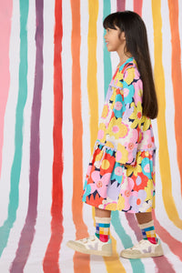 Gorman - Geo Floral Kids Dress - multi