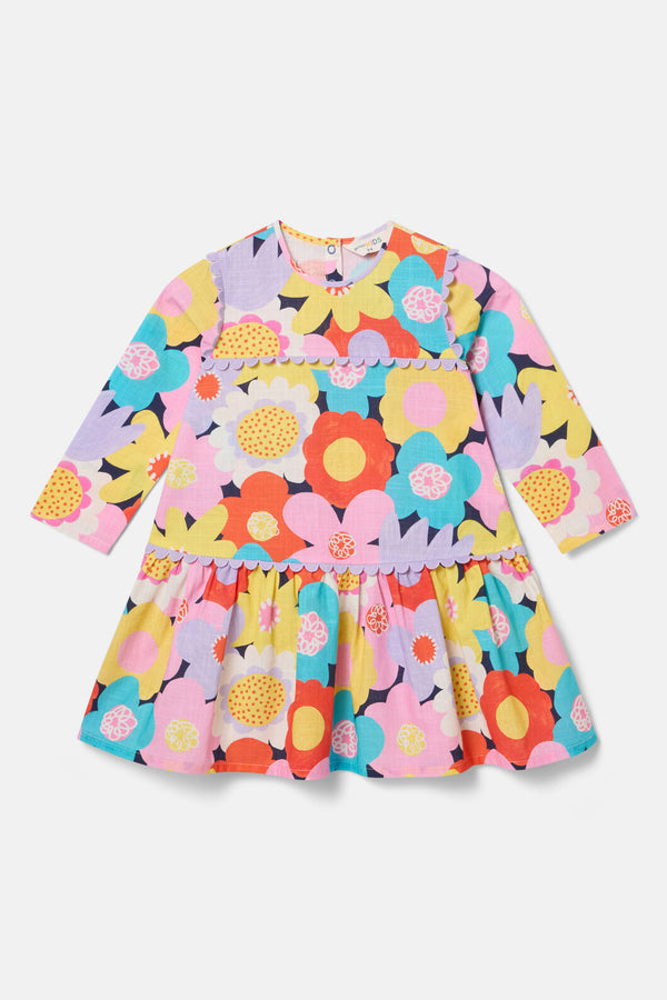 Gorman - Geo Floral Kids Dress - multi