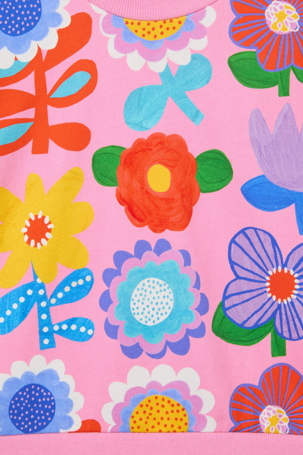 Gorman - Geo Floral Kids Sweater - pink