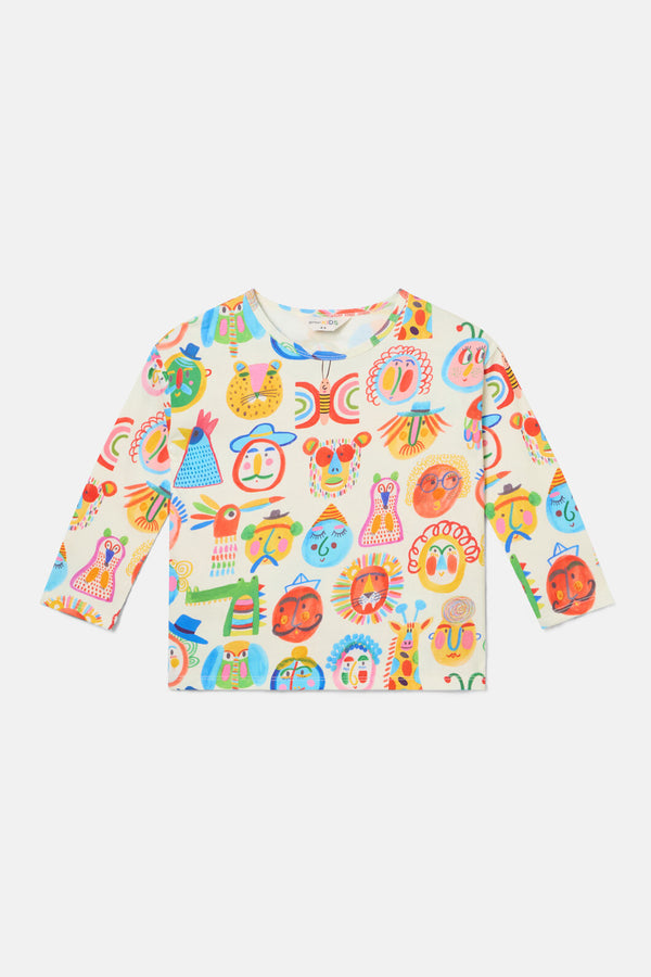 Gorman - Gallery Kids Long Sleeve T-Shirt - cream
