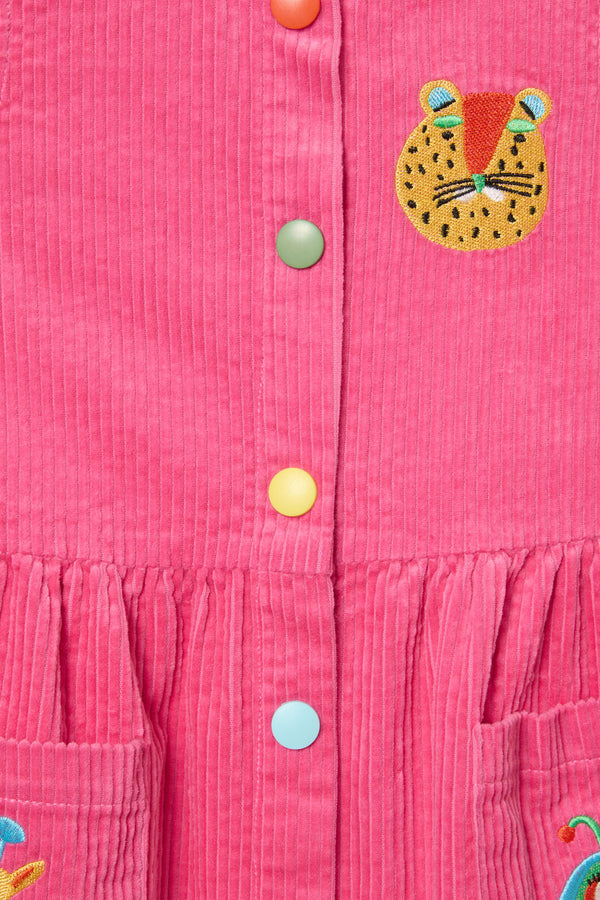 Gorman - Gallery Kids Cord Pini Dress - pink