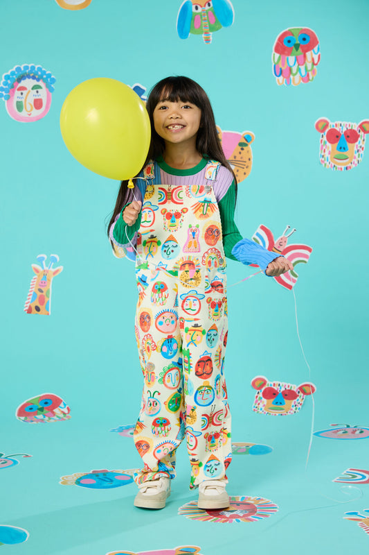 Gorman - Gallery Kids Overalls - cream