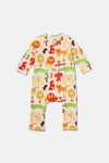 Gorman - Animals Baby Onesie - cream