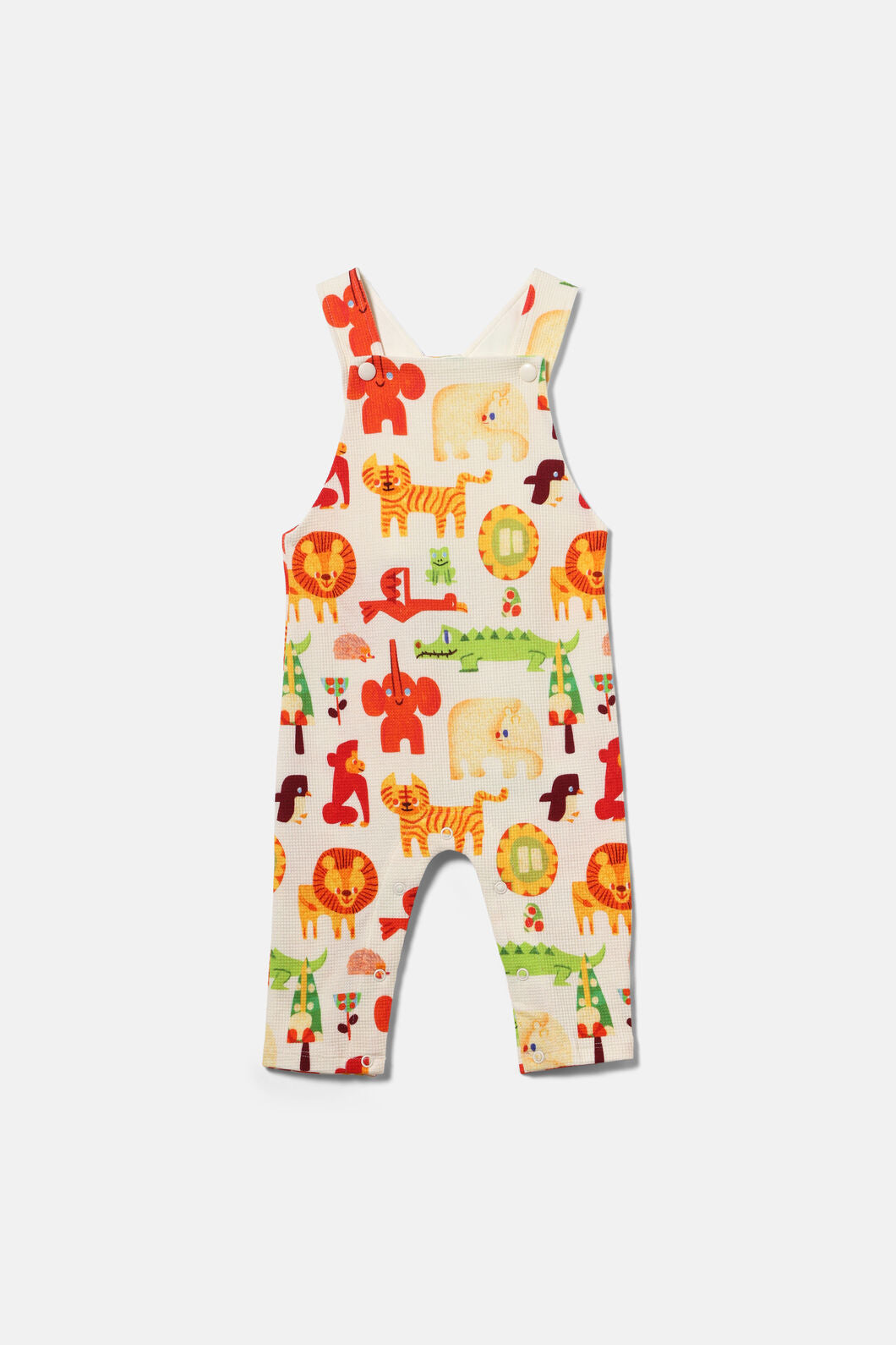 Gorman - Animals Baby Overalls - cream