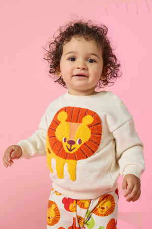 Gorman - Lion Baby Sweater - cream