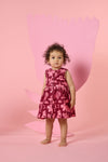 Gorman - Soft Animal Baby Pini Dress - maroon