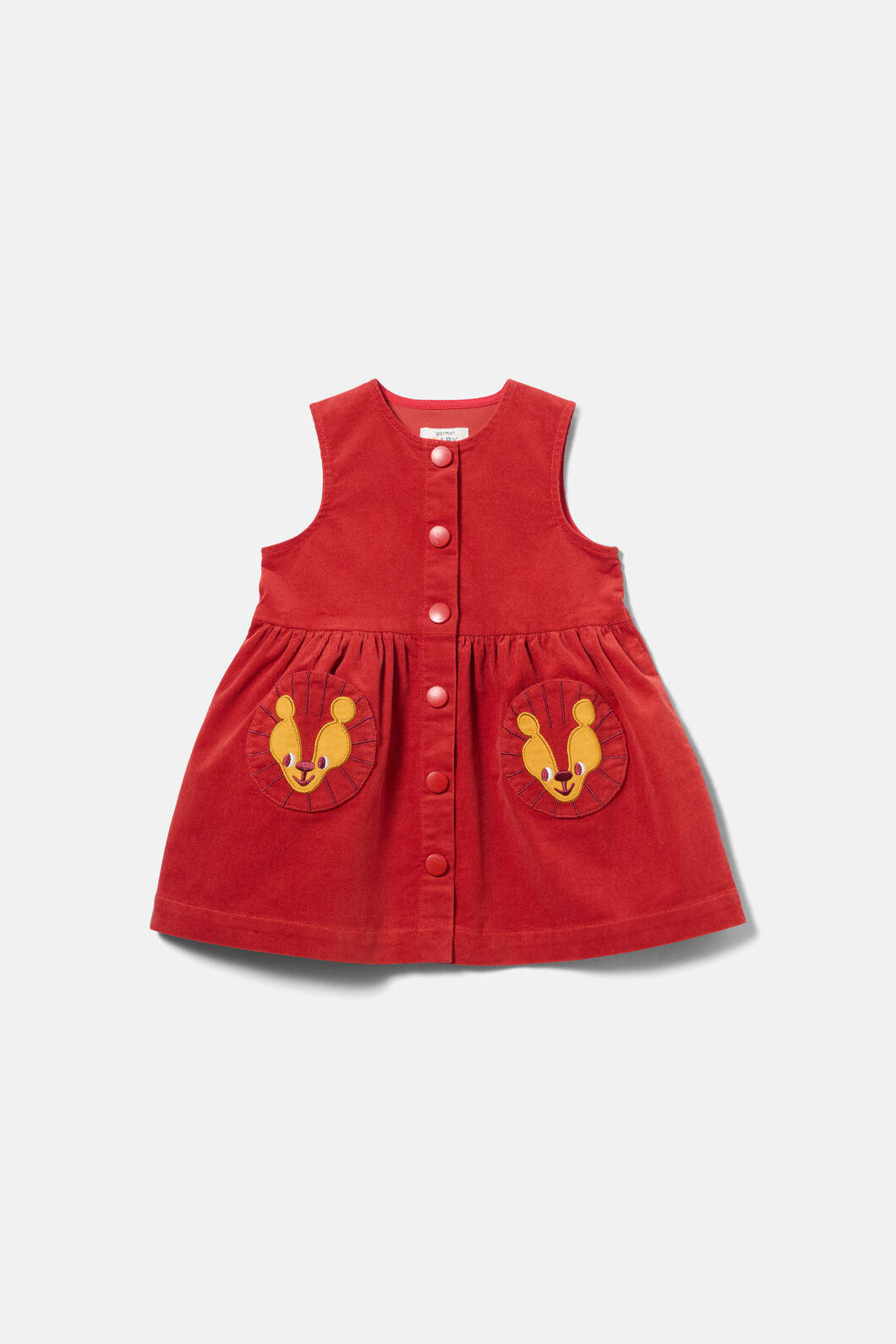 Gorman - Lion Pocket Baby Pini Dress - red