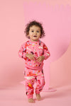 Gorman - Funky Birds Baby Track Pant - pink