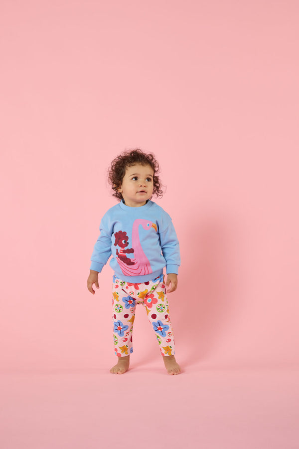 Gorman - Flamingo Baby Sweater - blue